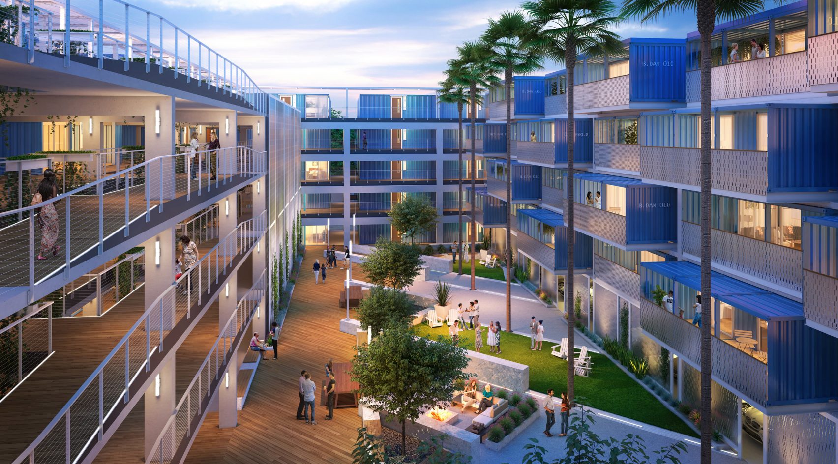 Architectural design，Reconstruction of parking lot，Apartment building，