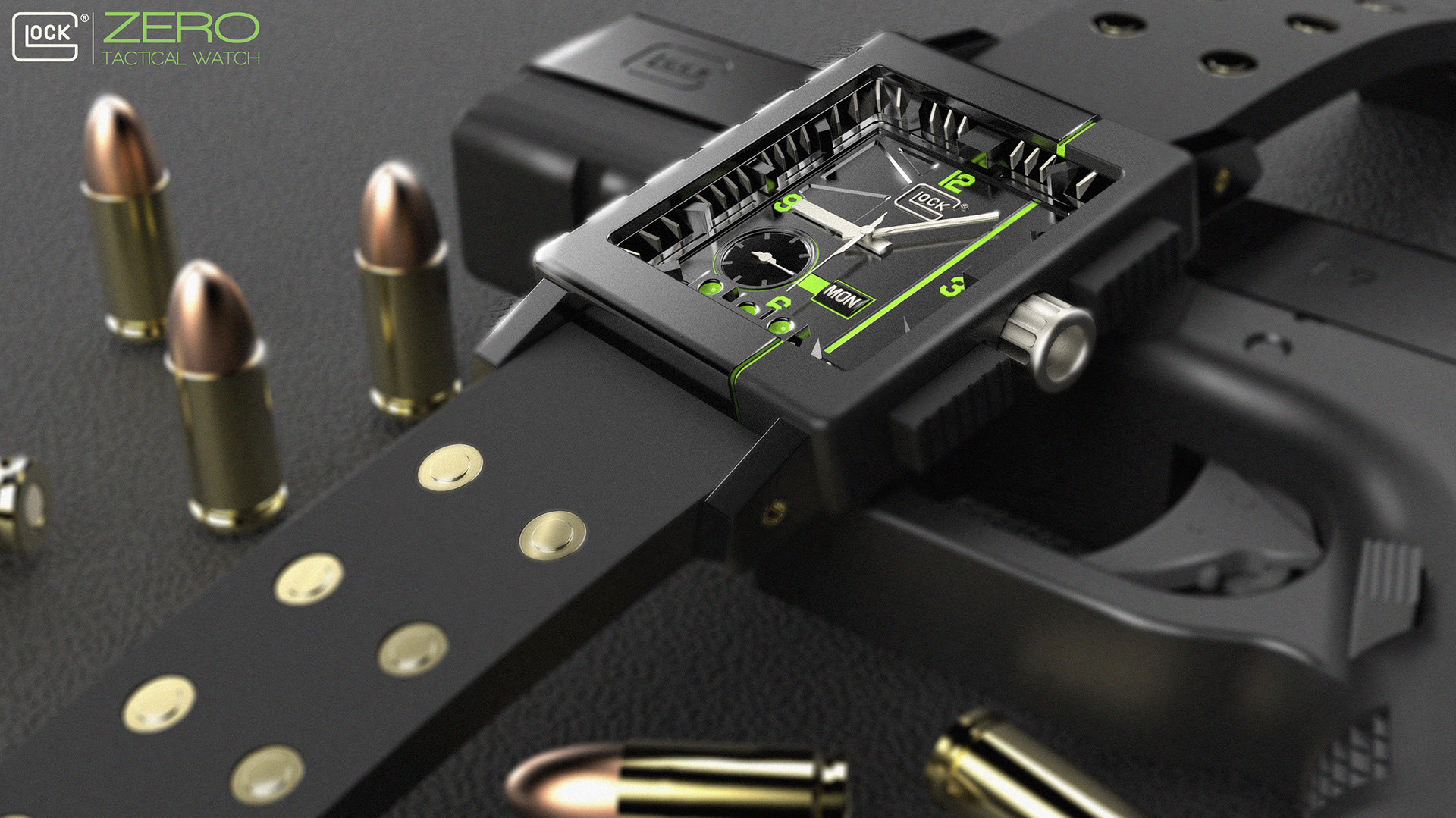 product design，Watch design，Glock Zero，
