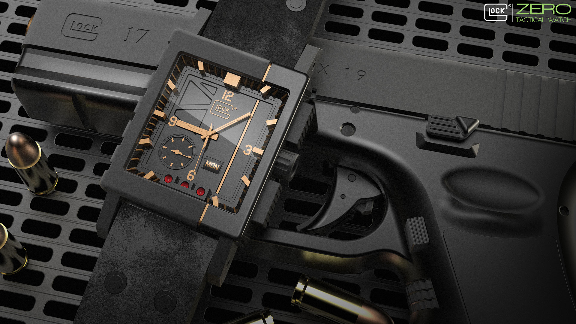 product design，Watch design，Glock Zero，