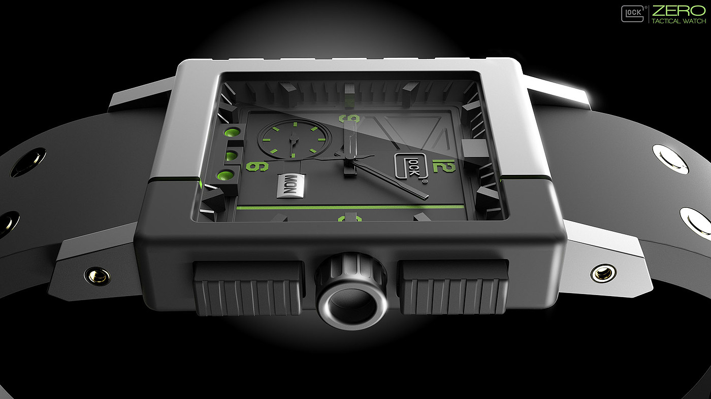 product design，Watch design，Glock Zero，