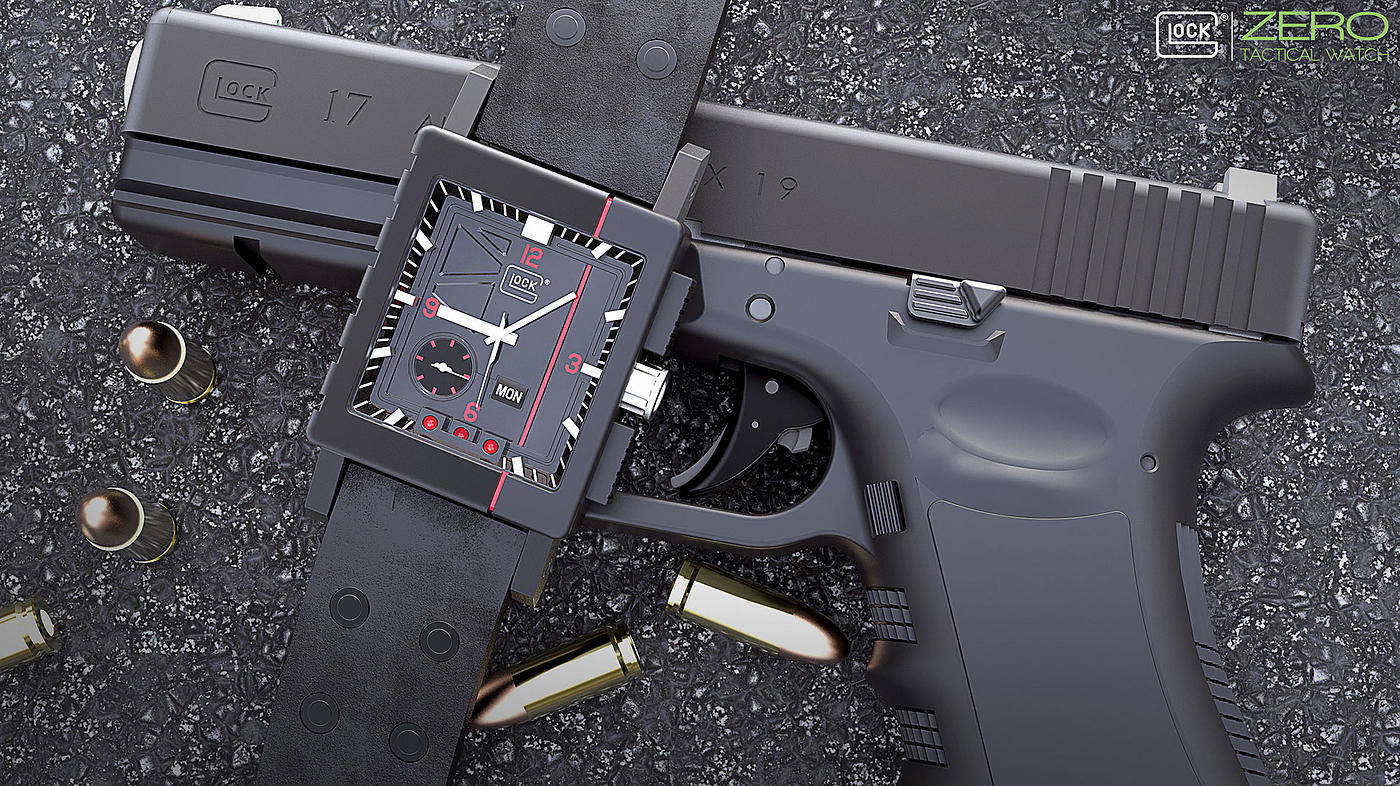 product design，Watch design，Glock Zero，