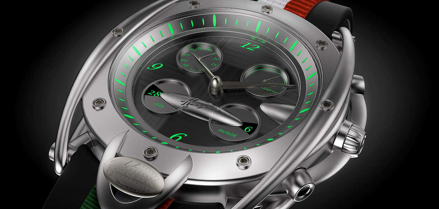 pagani ，Wrist watch，Rhinoceros 5.0，keyshot，