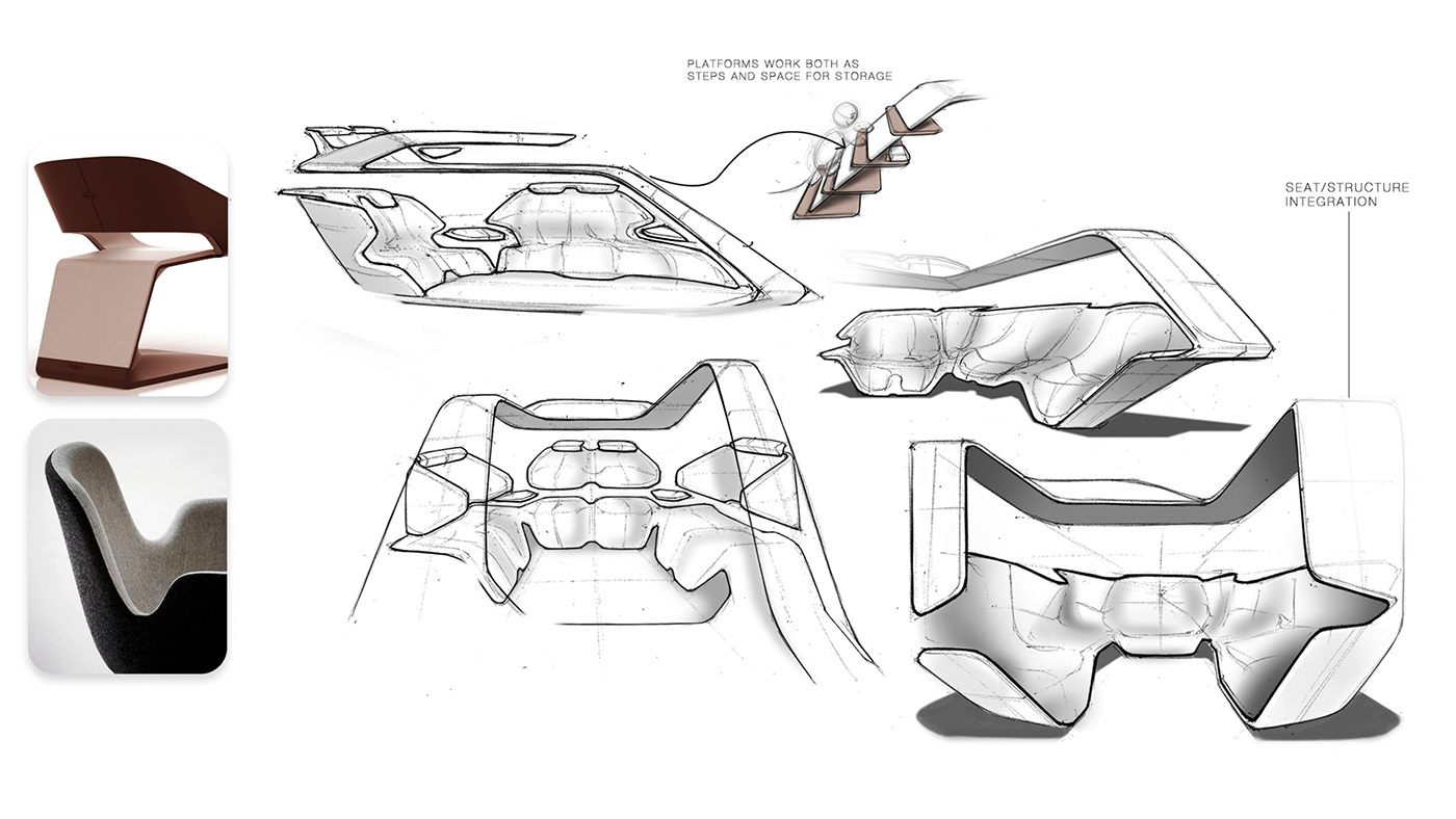 draft，Hand drawn，Donald Axhami，Honda den，Honda，concept，Design，automobile，