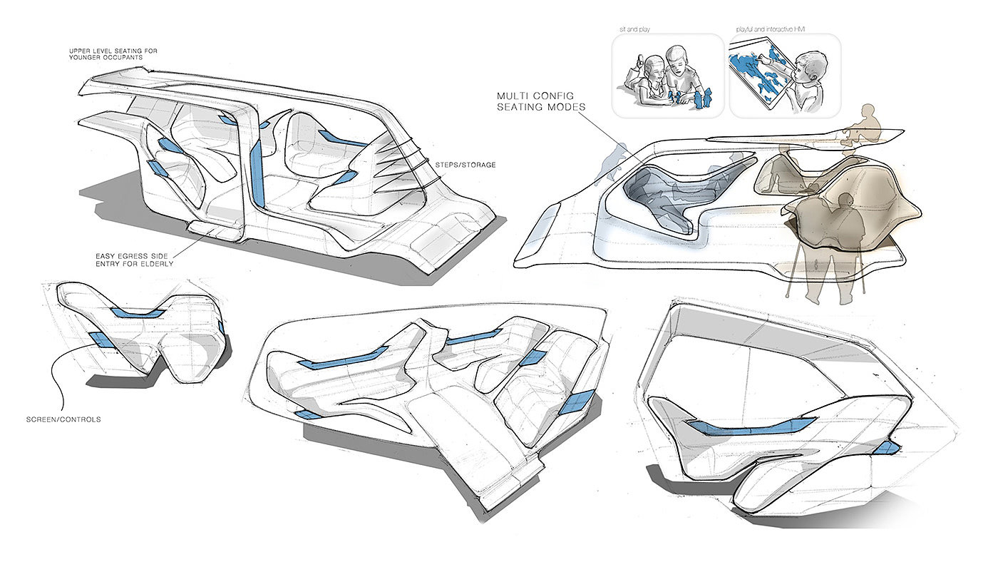 draft，Hand drawn，Donald Axhami，Honda den，Honda，concept，Design，automobile，