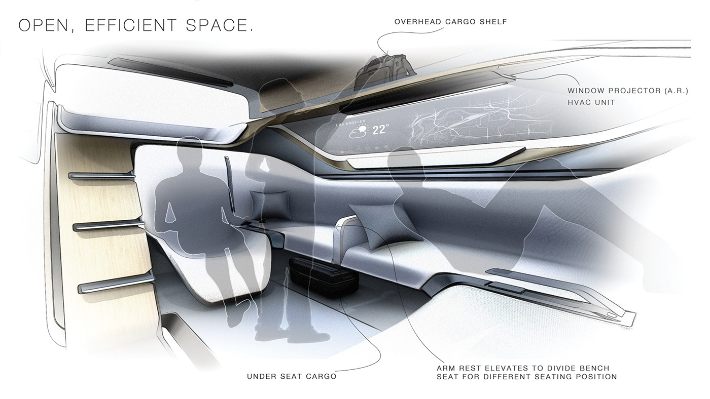 draft，Hand drawn，Donald Axhami，Honda den，Honda，concept，Design，automobile，
