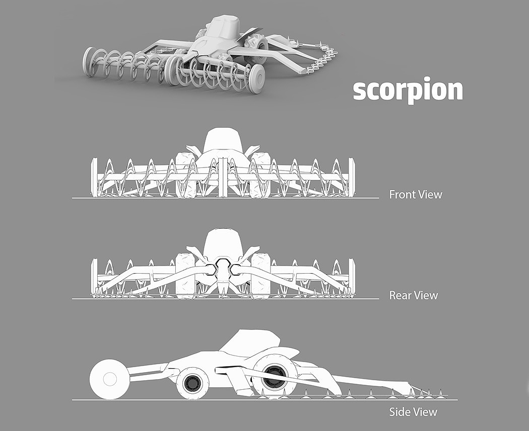 Khalil Kowatli，valtra，2018，Scorpion，拖拉机，蜘蛛，