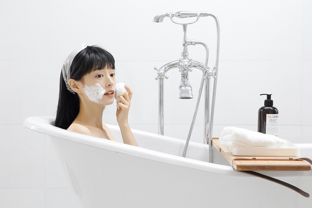 face，female sex，Cotton，Small cotton，Cleanser，