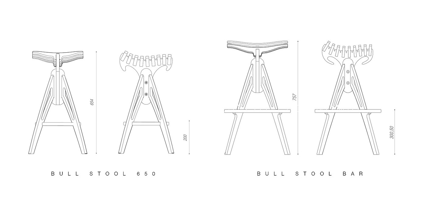 BELSI，chair，bar counter，bionics，