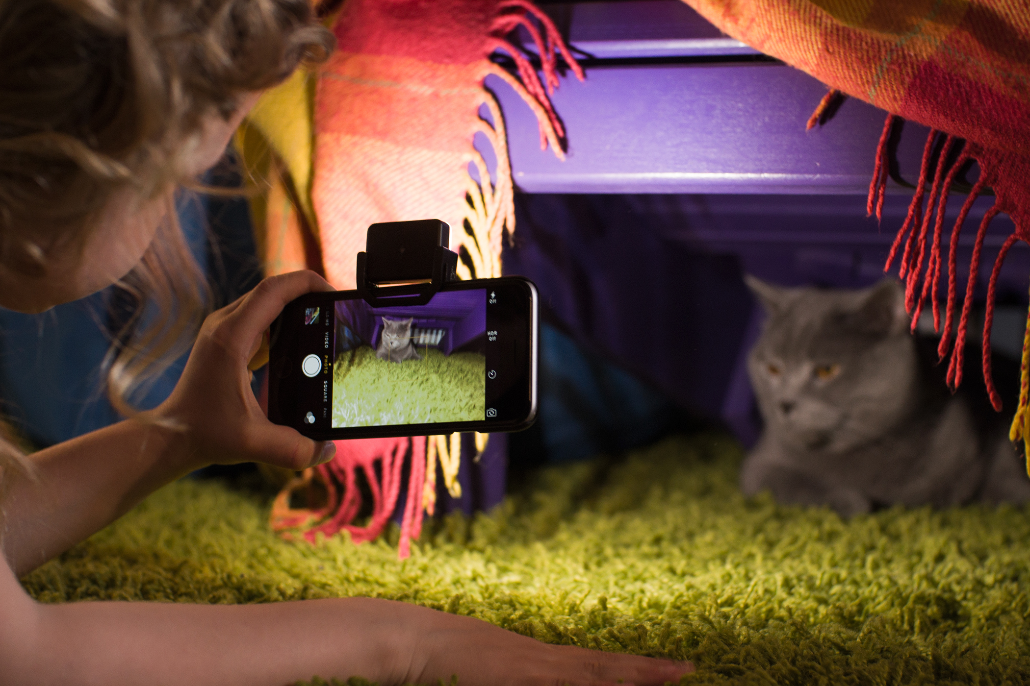 Intelligent mobile phone，flash lamp，IBLAZR 2，