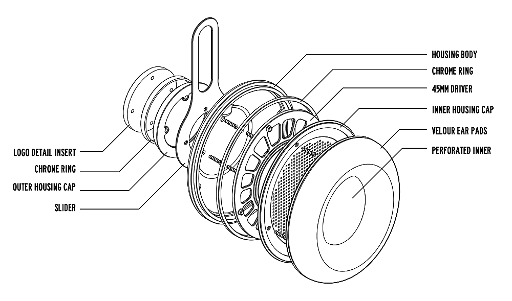 henschel，Simplicity，science and technology，Metal，headset，