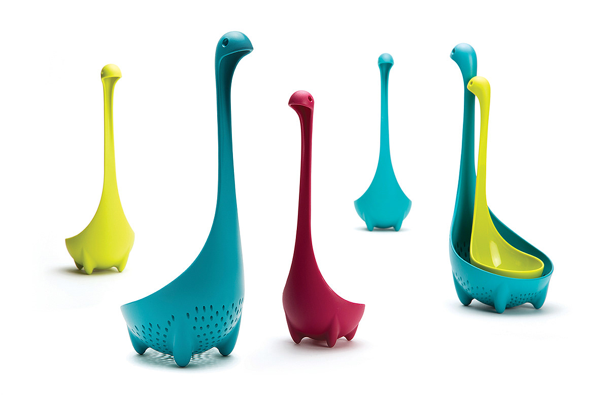 Spoon design，Commodity redesign，Tableware design，Bionics Design ，Water monster，bird，chicken，Magic，