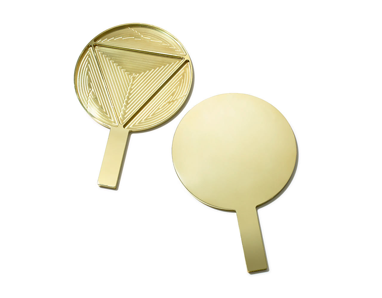 Metal，Creative handheld mirror，Warby Parker，