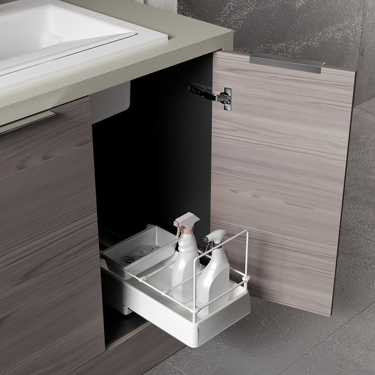 Interior design，laundry，Shower Room，Mobiltesino，