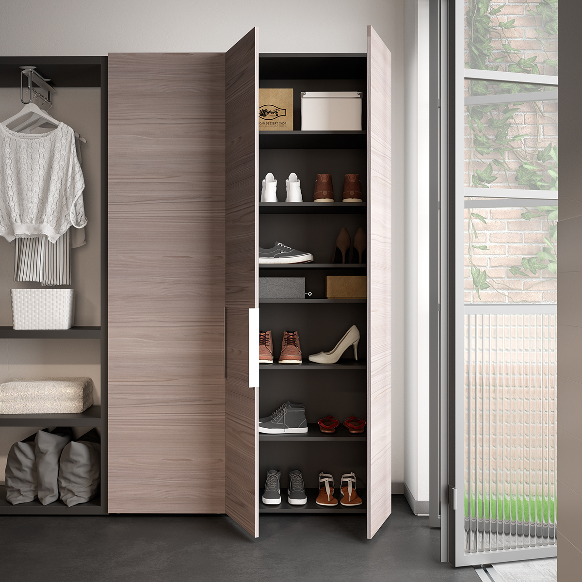 Interior design，laundry，Shower Room，Mobiltesino，