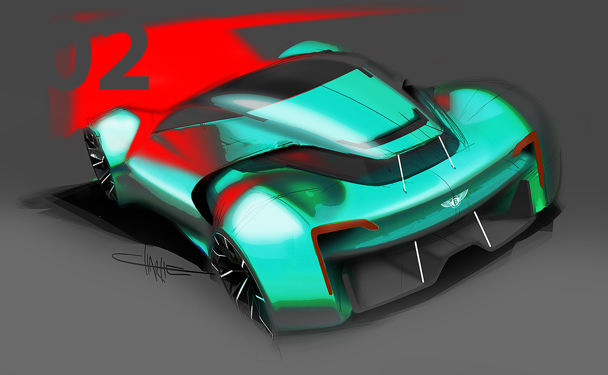 Automatic design，Hand drawn rendering，Visual design，Mission Runway，industrial design，