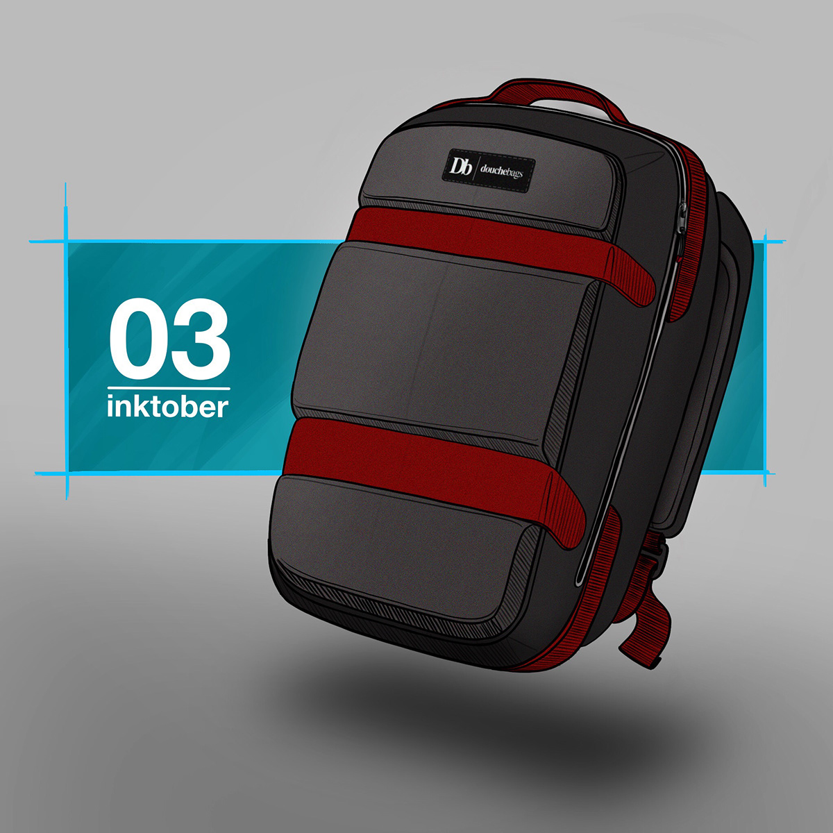 Hand drawn，31 day challenge，Inktober，illustration，industrial design，