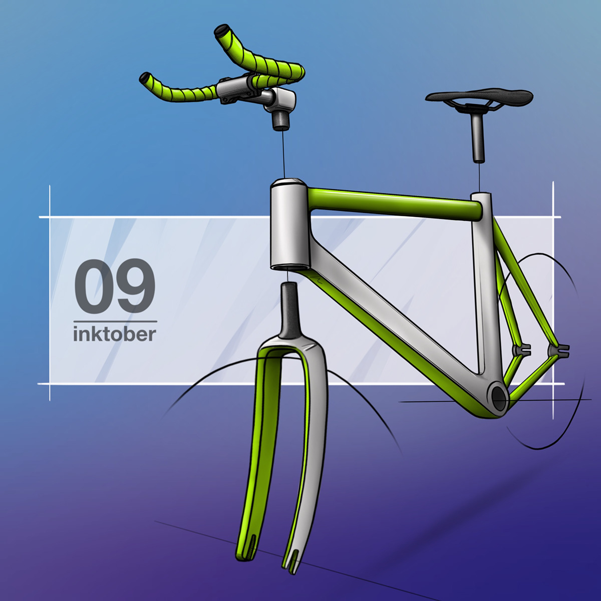 Hand drawn，31 day challenge，Inktober，illustration，industrial design，