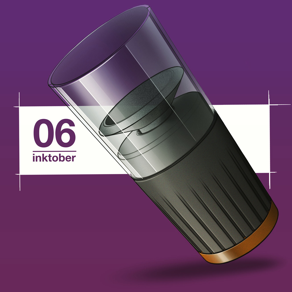 Hand drawn，31 day challenge，Inktober，illustration，industrial design，