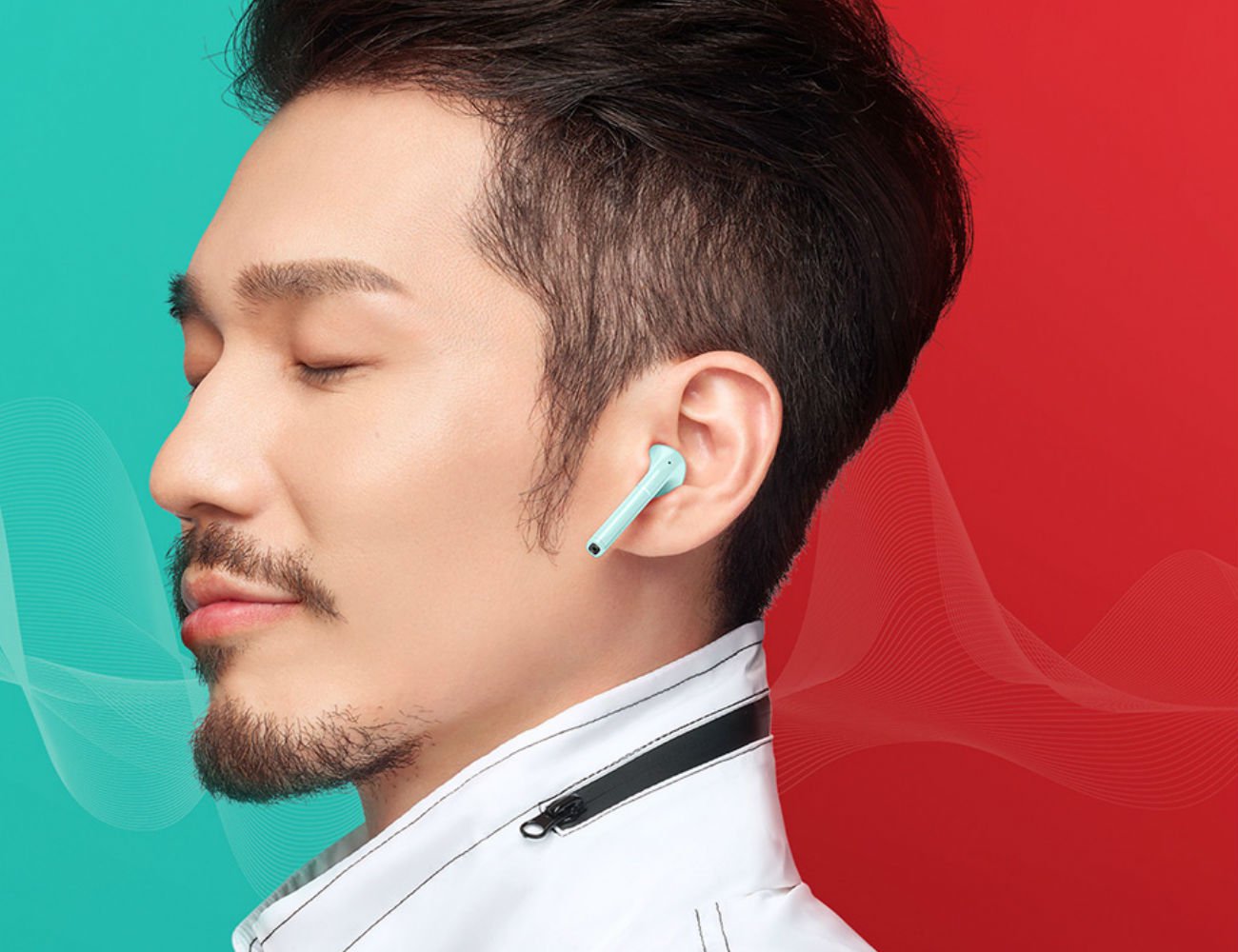 Wireless headset，Honor FlyPods，product design，