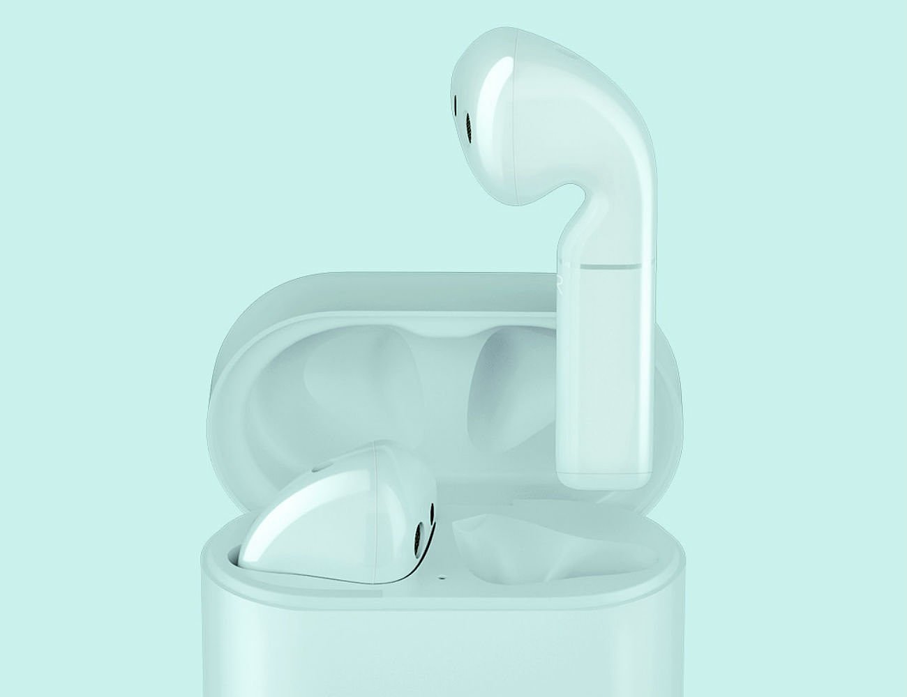 Wireless headset，Honor FlyPods，product design，