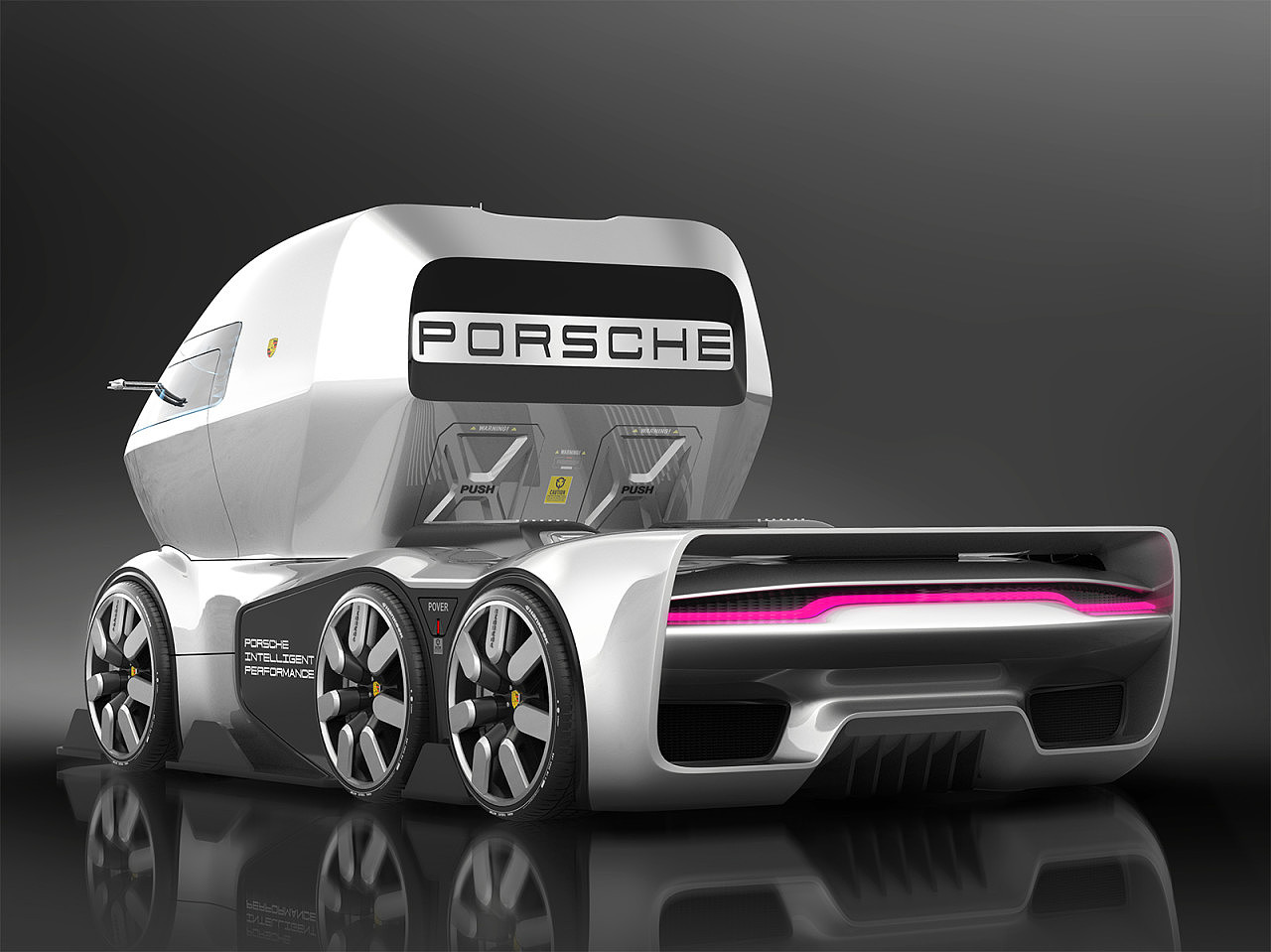 conceptual design，truck，Vision GT，Porsche，