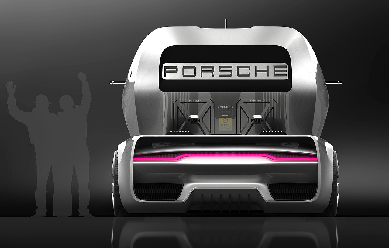 conceptual design，truck，Vision GT，Porsche，