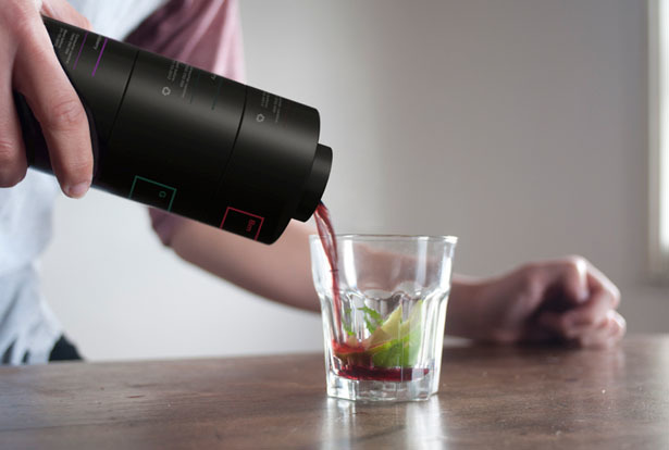 Red wine bottle，Separable，modularization，Wine set，Simplicity，