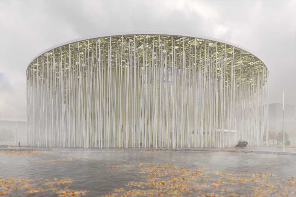 Architectural design，Wuxi，Bamboo，high-end，theatre，Bamboo，Bionics Design ，Bamboo forest，Abstraction，