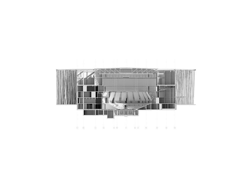 Architectural design，Wuxi，Bamboo，high-end，theatre，Bamboo，Bionics Design ，Bamboo forest，Abstraction，