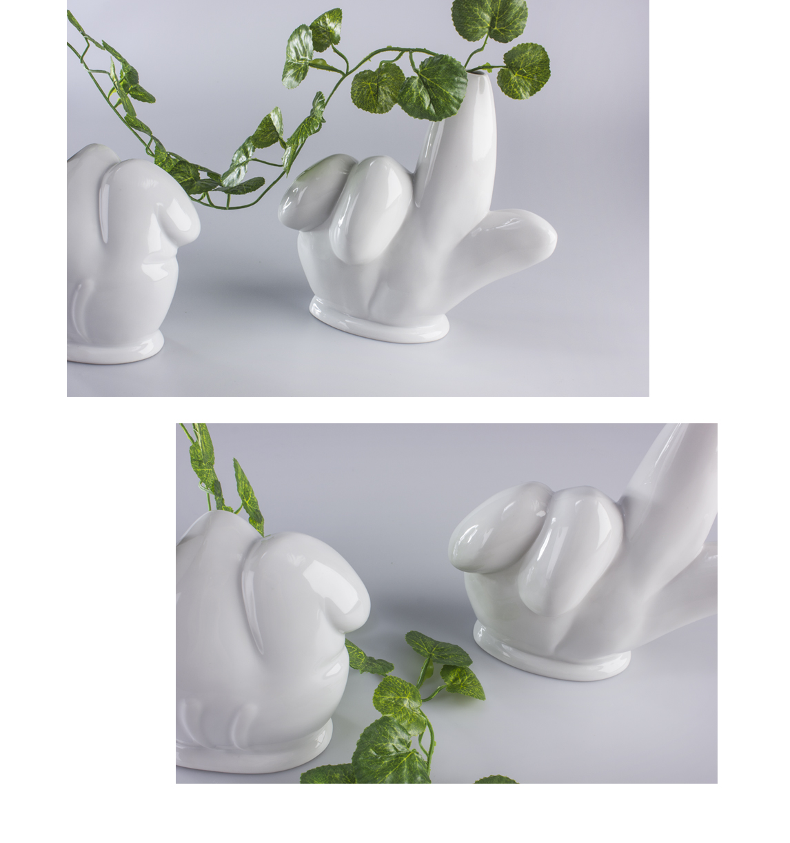 Mickey Angelo，Mickey，ceramics，white，vase，Home Furnishing，