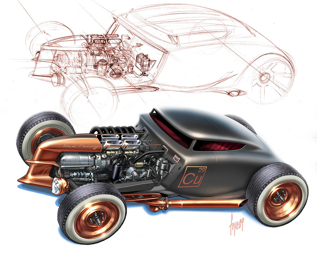 industrial design，illustration，Hand drawn，vehicle，