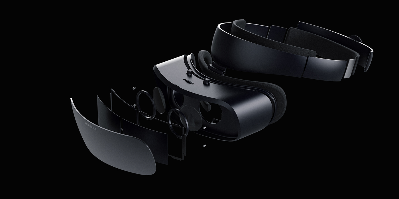 GearVR，samsung，Virtual reality，vr，black，Samsung，