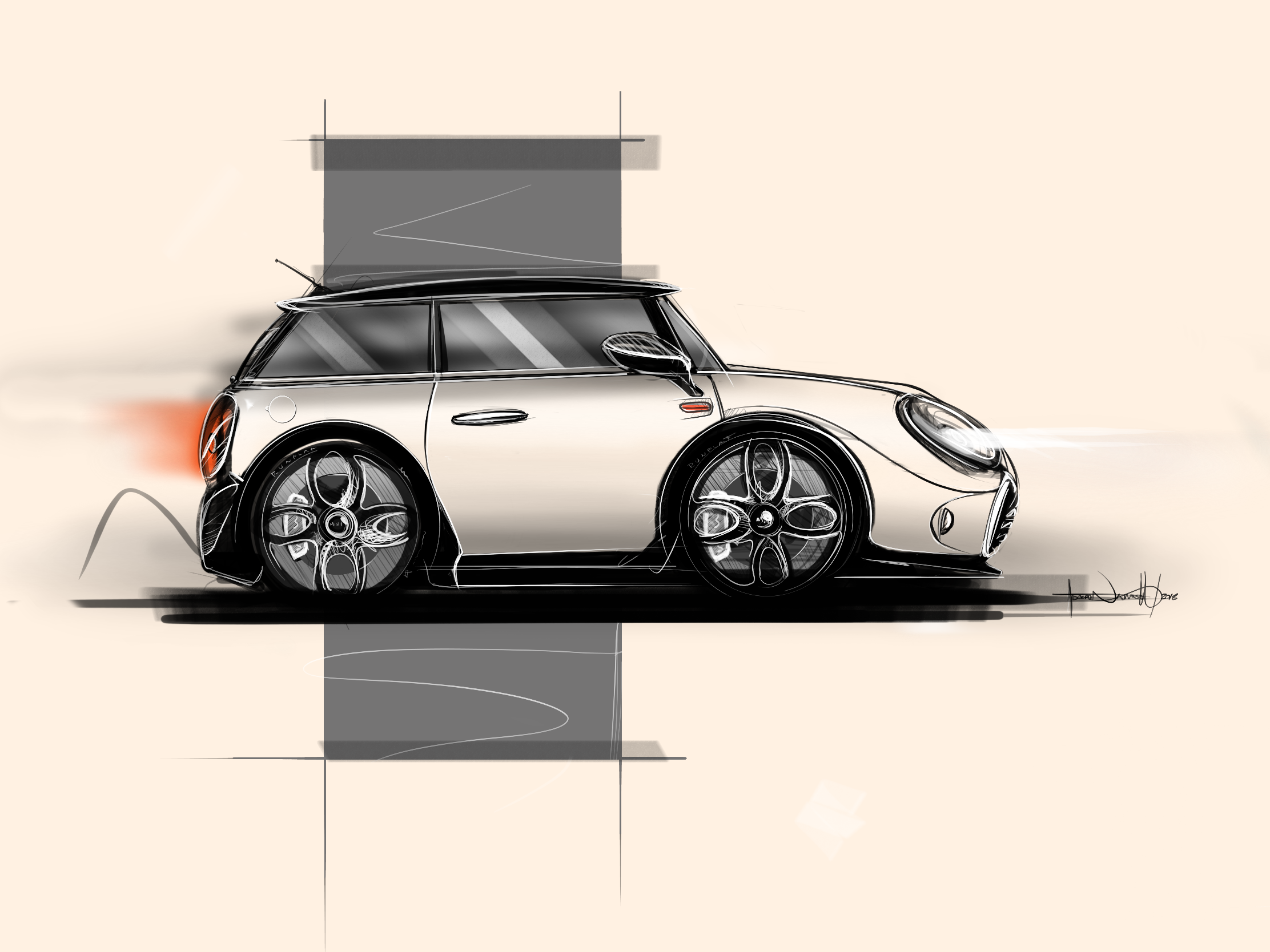 Mutuals，Briefcase design，mini，