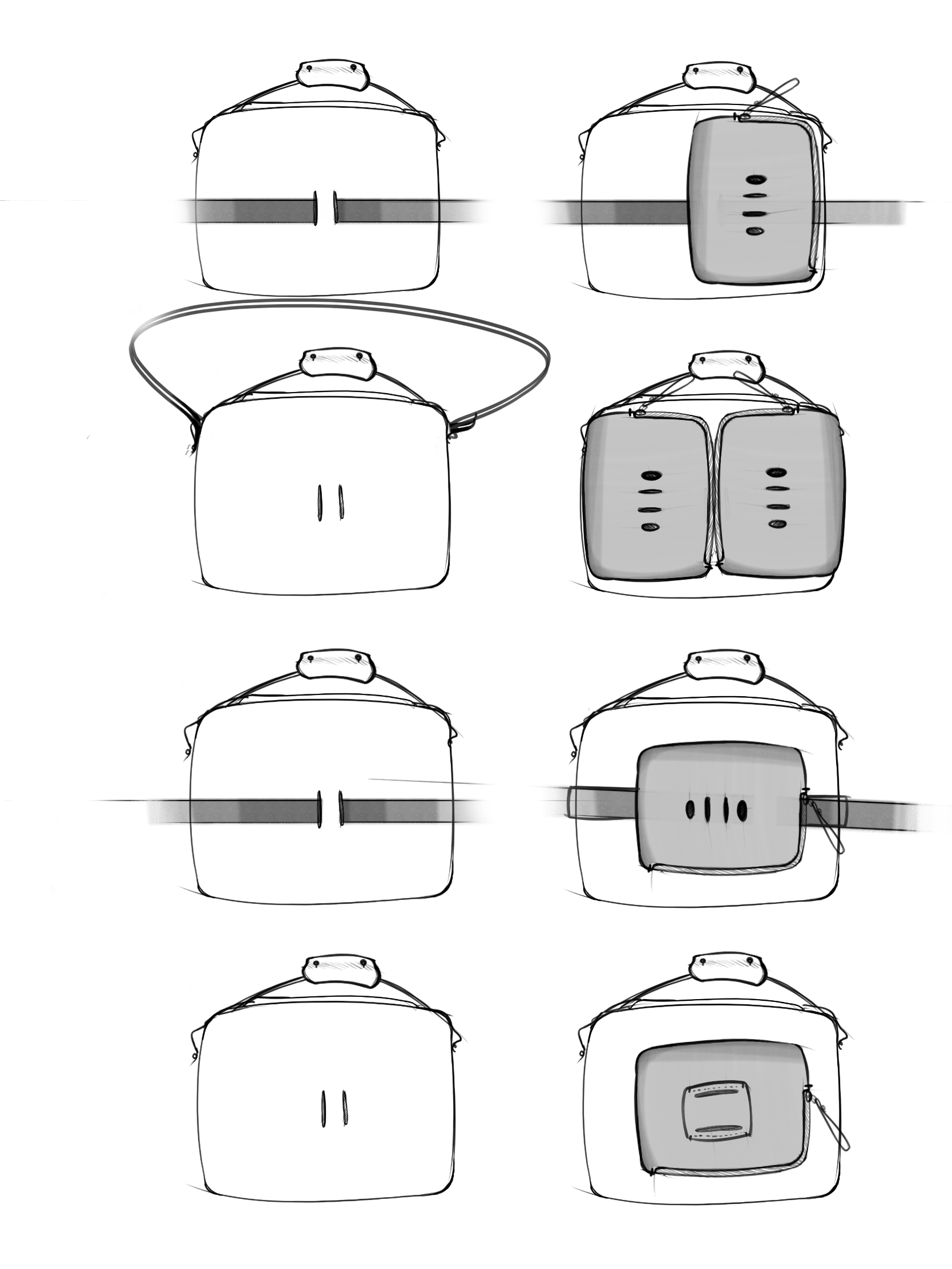 Mutuals，Briefcase design，mini，