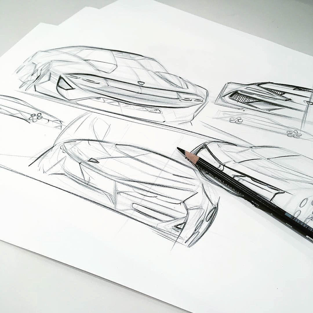 作品集，作品，汽车，设计，Car Design Pro，LamboChallenge，