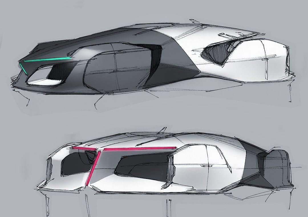 作品集，作品，汽车，设计，Car Design Pro，LamboChallenge，