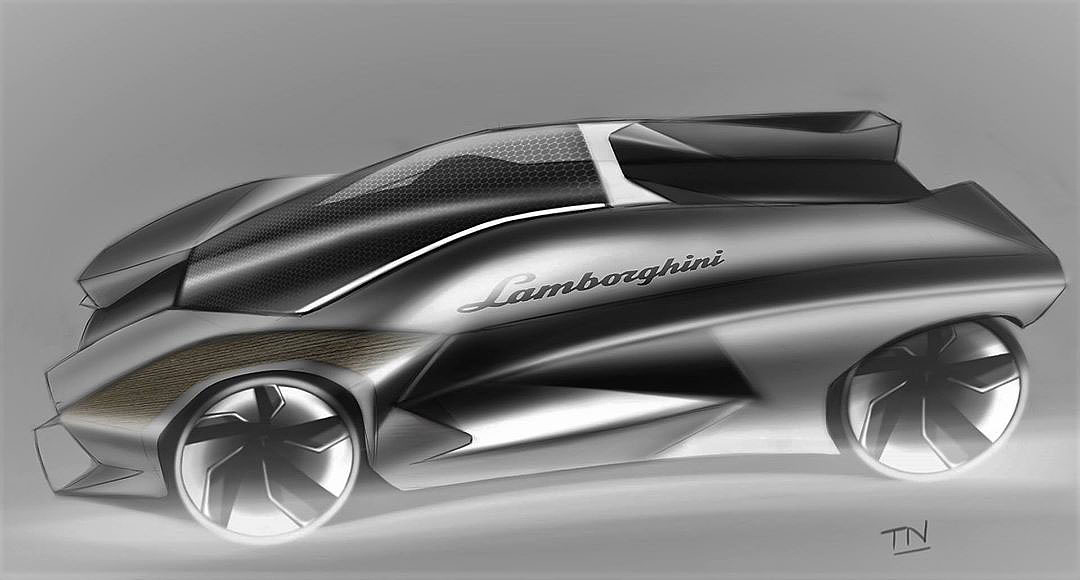 作品集，作品，汽车，设计，Car Design Pro，LamboChallenge，