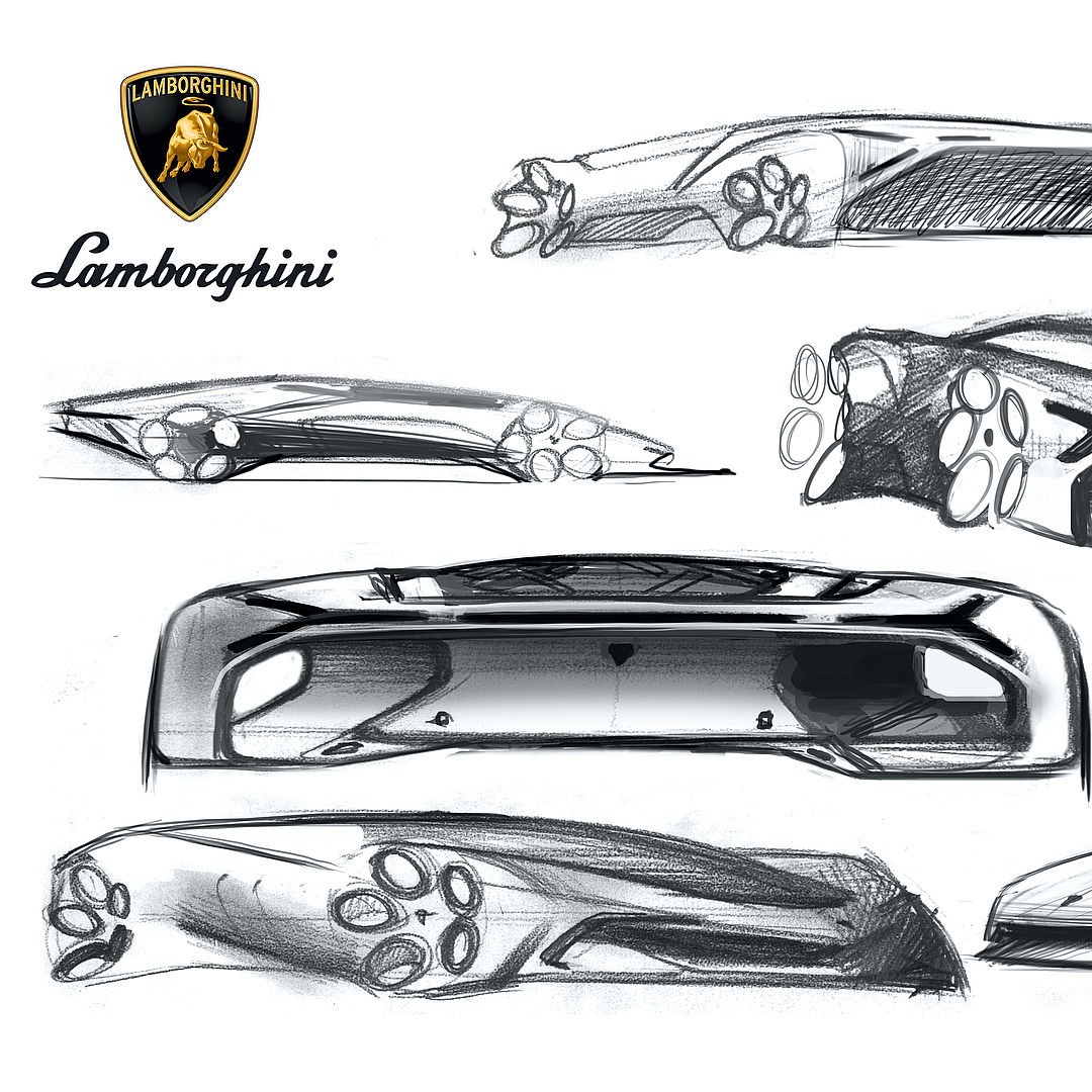 作品集，作品，汽车，设计，Car Design Pro，LamboChallenge，