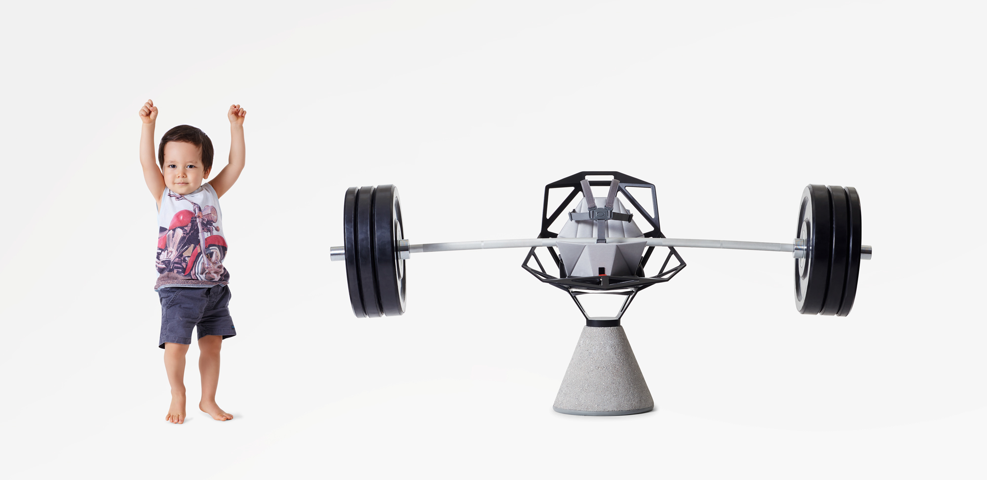 simple and easy，manual，fold，move，Baby chair，