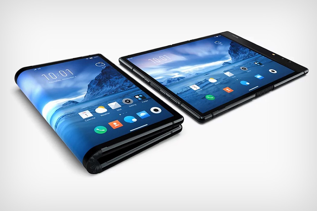 Intelligent design，mobile phone，Folding type，