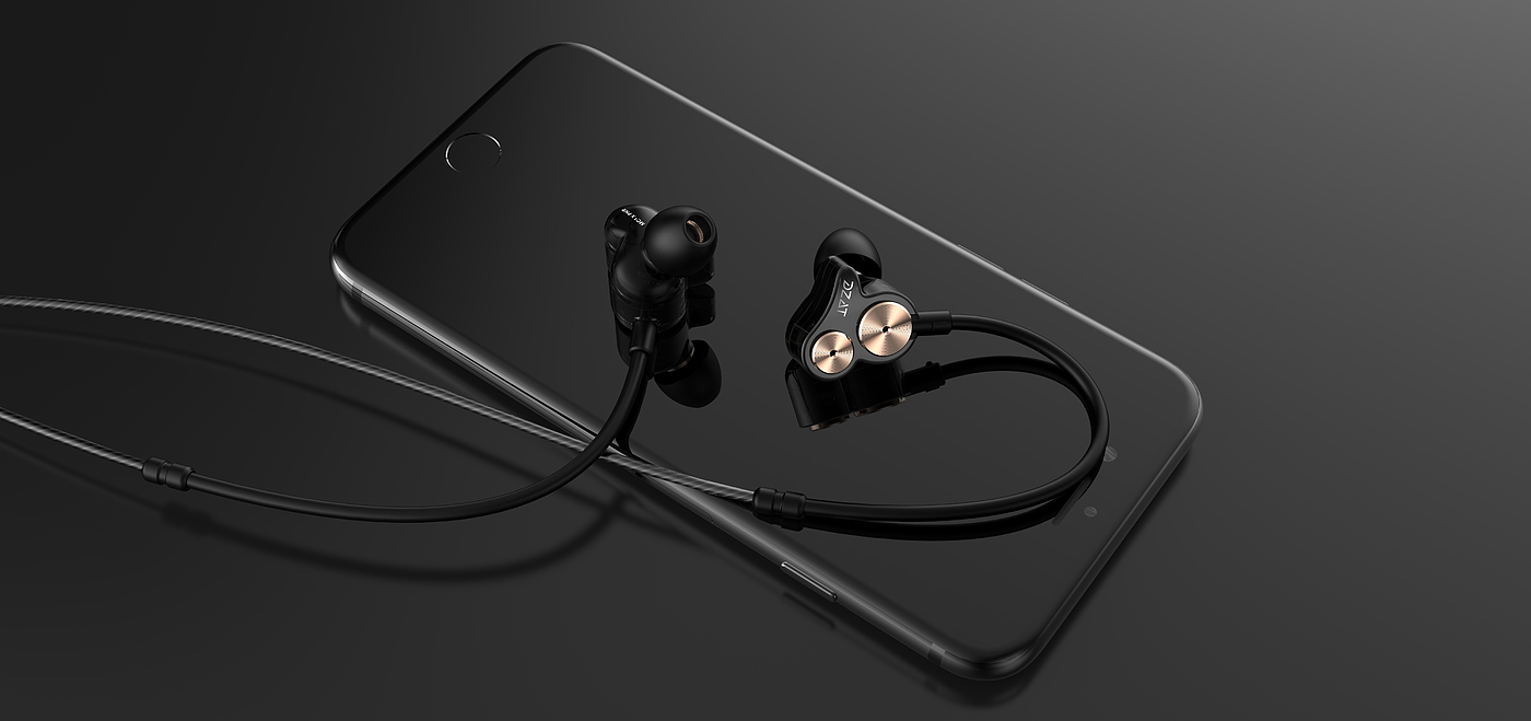 In ear headphones，Passive Noise-Cancelling ，Double moving coil，HiFi headset，supra-aural earphone，Conceptual headset design，