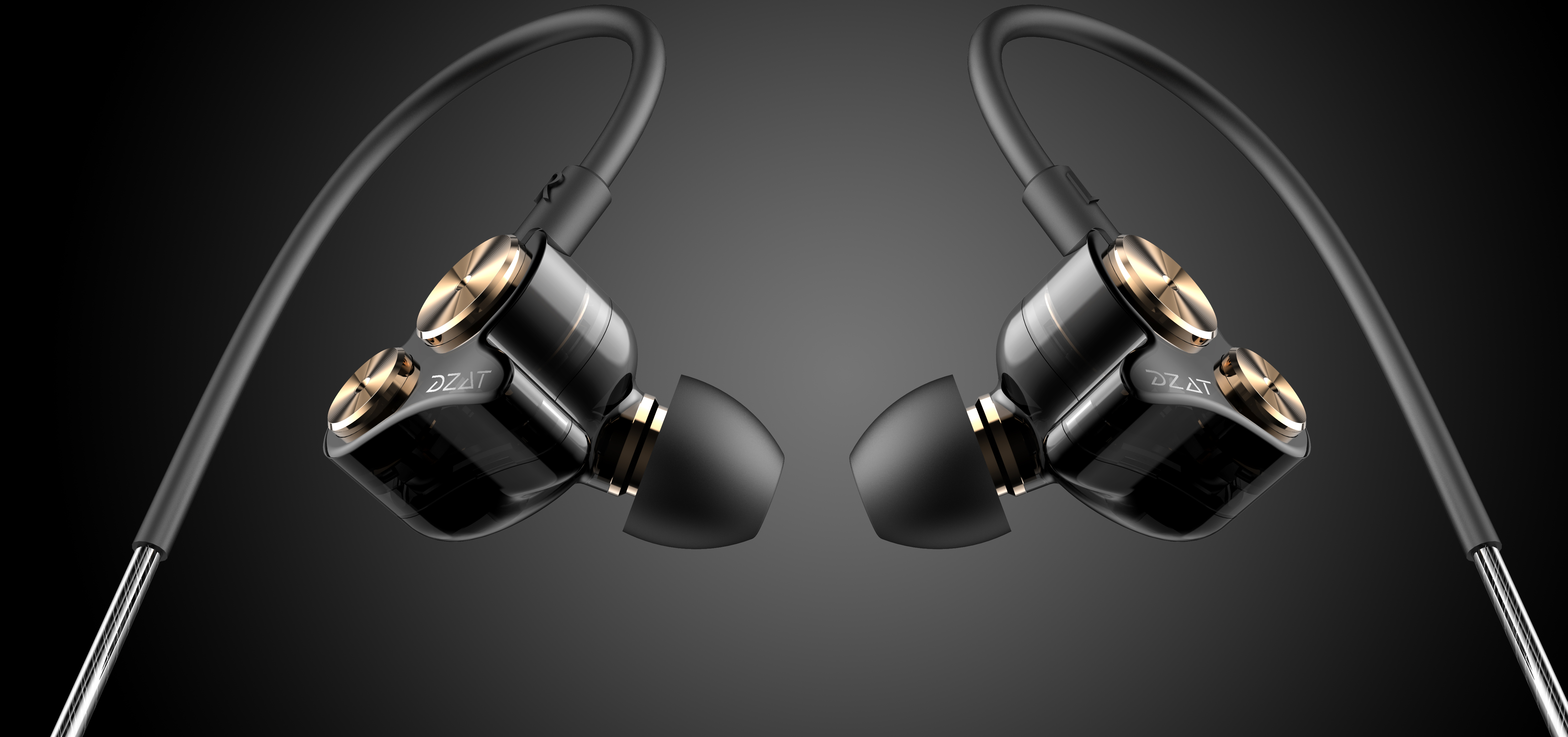 In ear headphones，Passive Noise-Cancelling ，Double moving coil，HiFi headset，supra-aural earphone，Conceptual headset design，