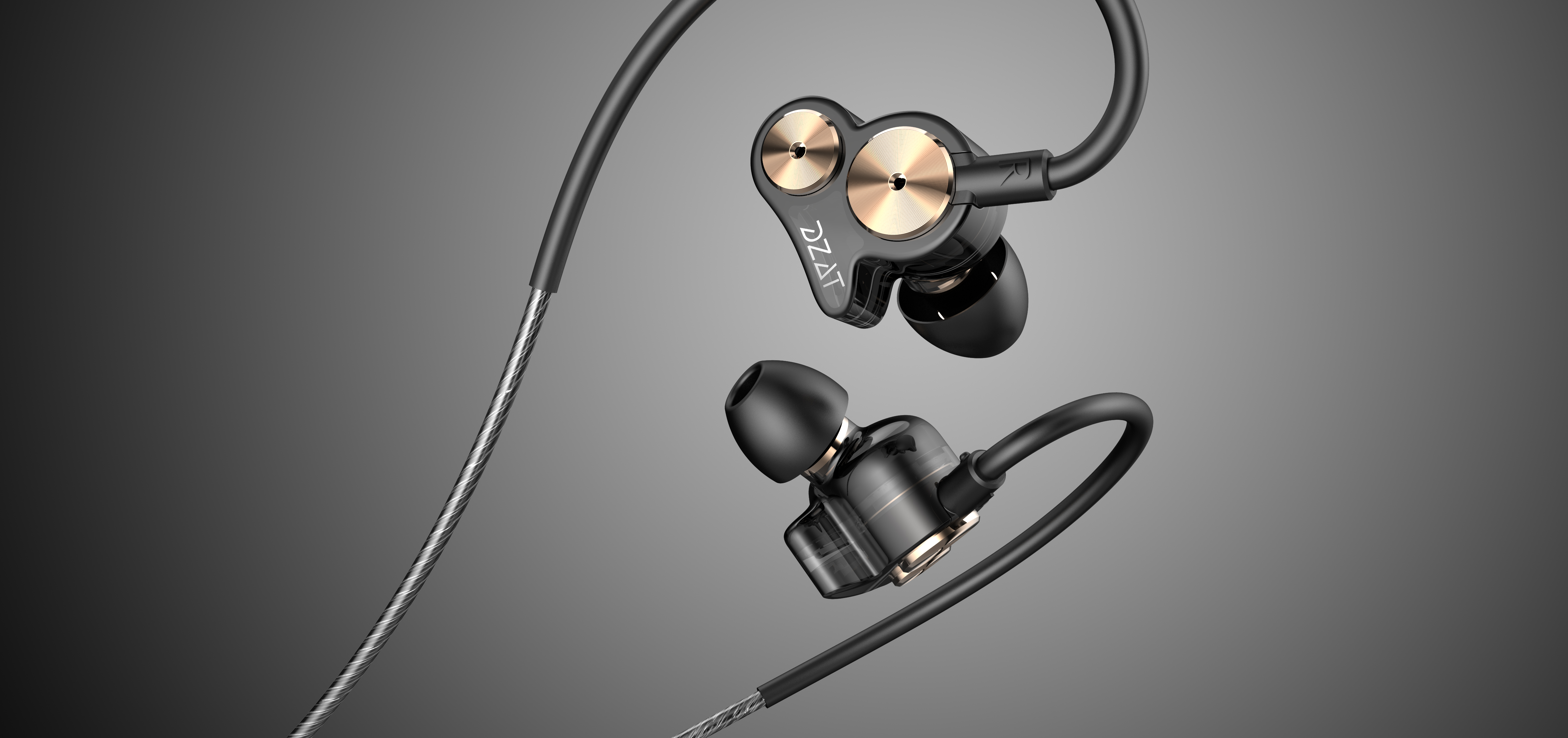 In ear headphones，Passive Noise-Cancelling ，Double moving coil，HiFi headset，supra-aural earphone，Conceptual headset design，