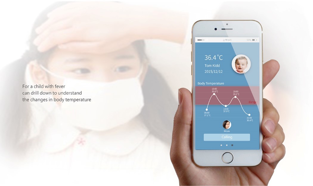 baby，Mother and baby，clinical thermometer，fever，children，
