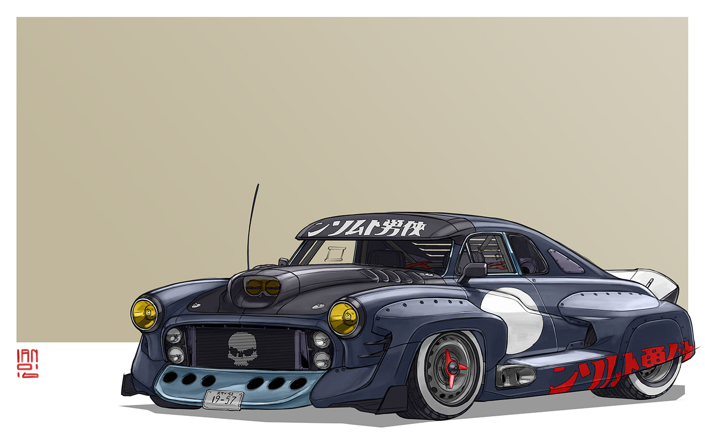 MISFIT RACERS，Design，vehicle，automobile，IAN GALVIN，draft，