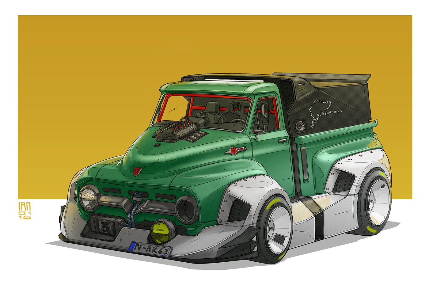 MISFIT RACERS，Design，vehicle，automobile，IAN GALVIN，draft，