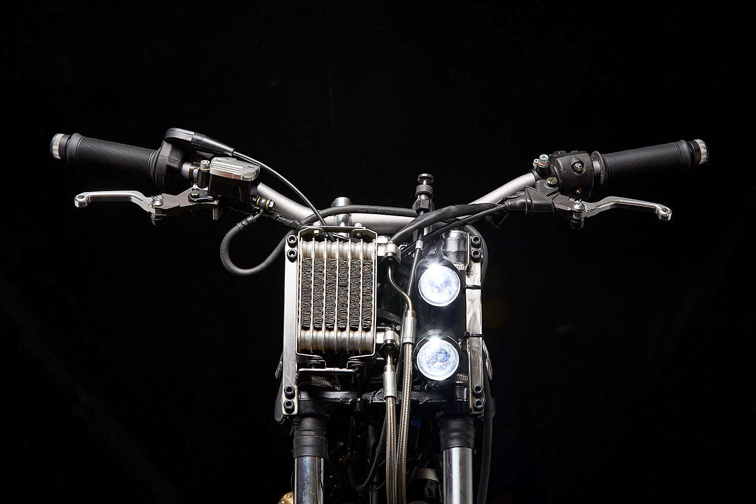 Old Power，NX350 Sahara，Honda，black，motorcycle，