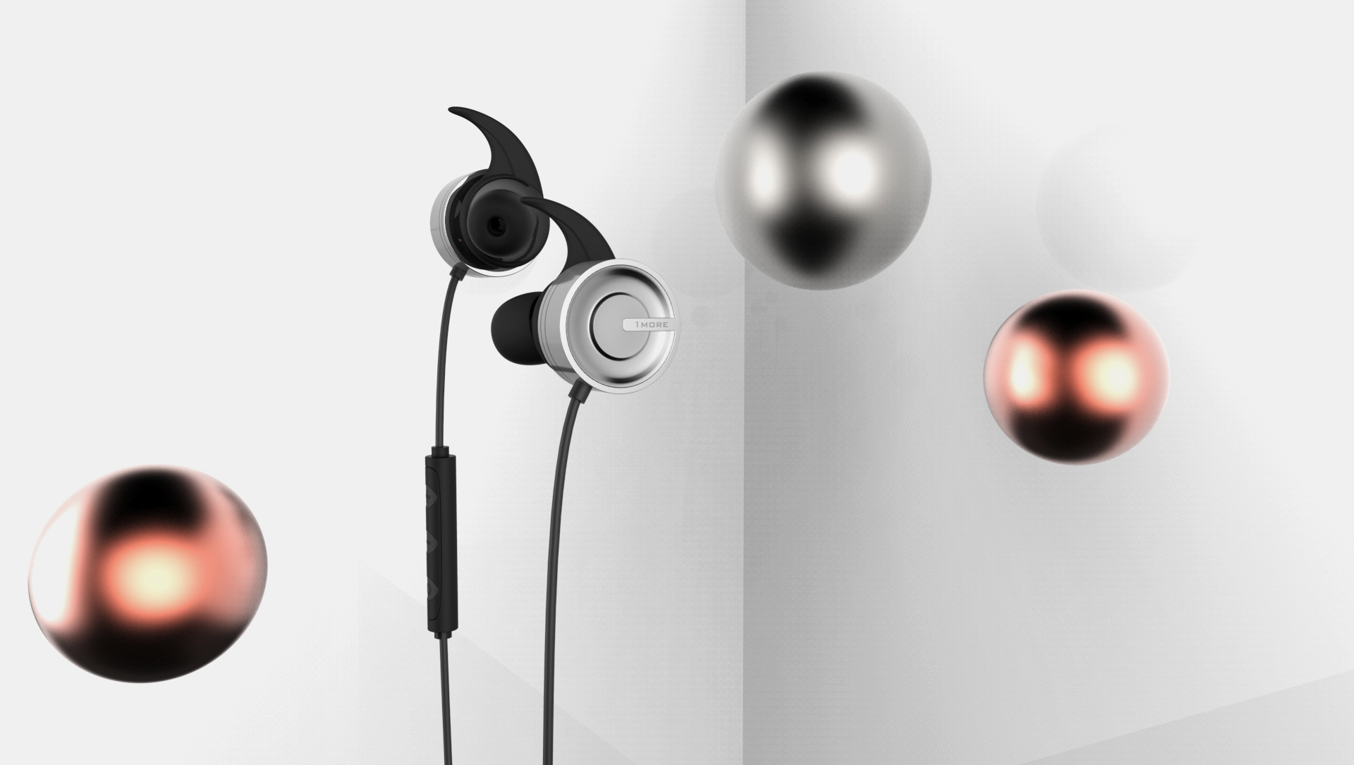 1More headset design，