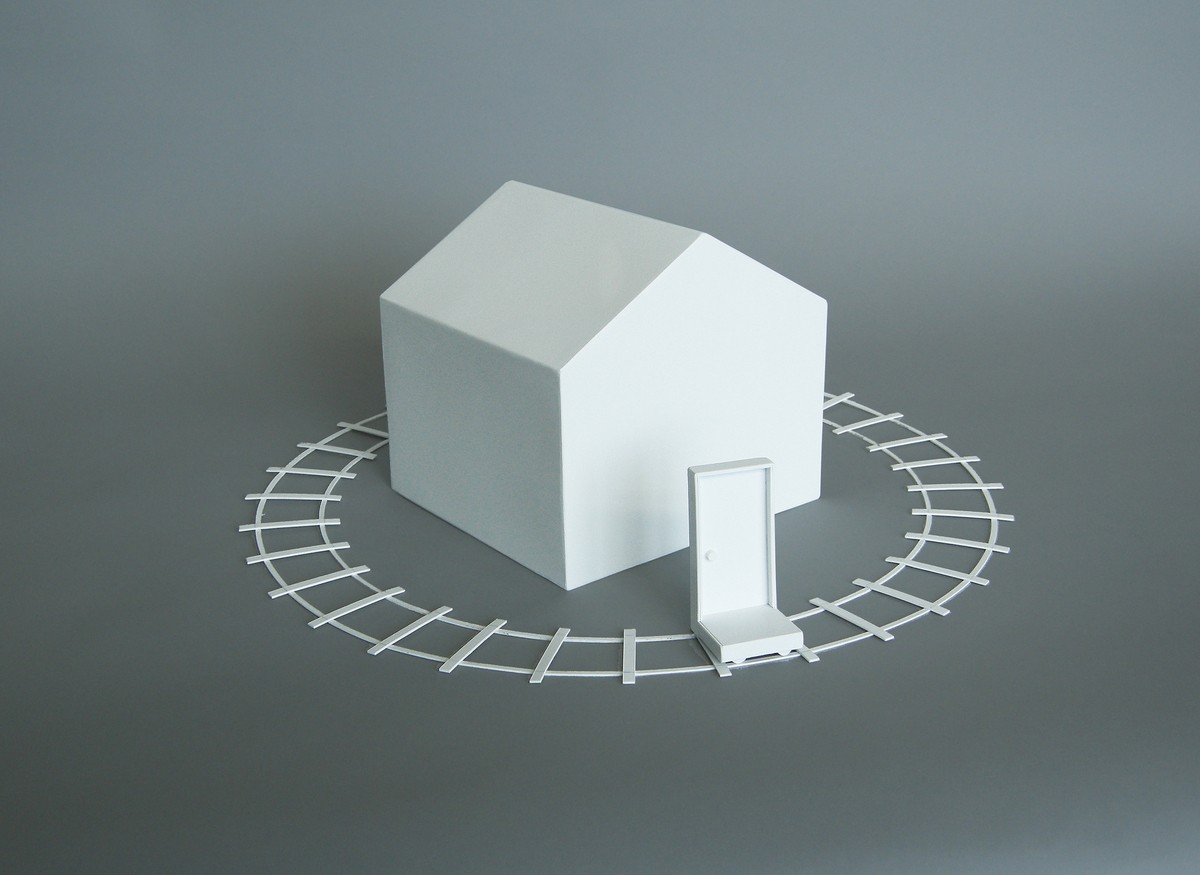 Michael Jantzen，monochrome，white，Sculpture，Design，Art，