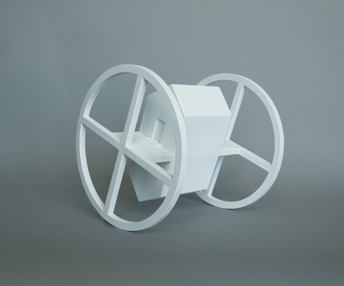 Michael Jantzen，monochrome，white，Sculpture，Design，Art，